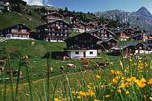 Bettmeralp - Blick auf das Dorf