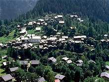 Blatten - Blick auf das Dorf