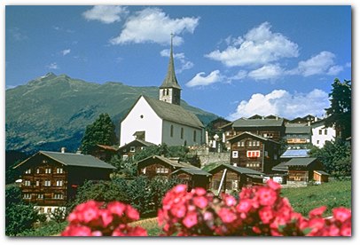 Ernen mit Dorfkirche